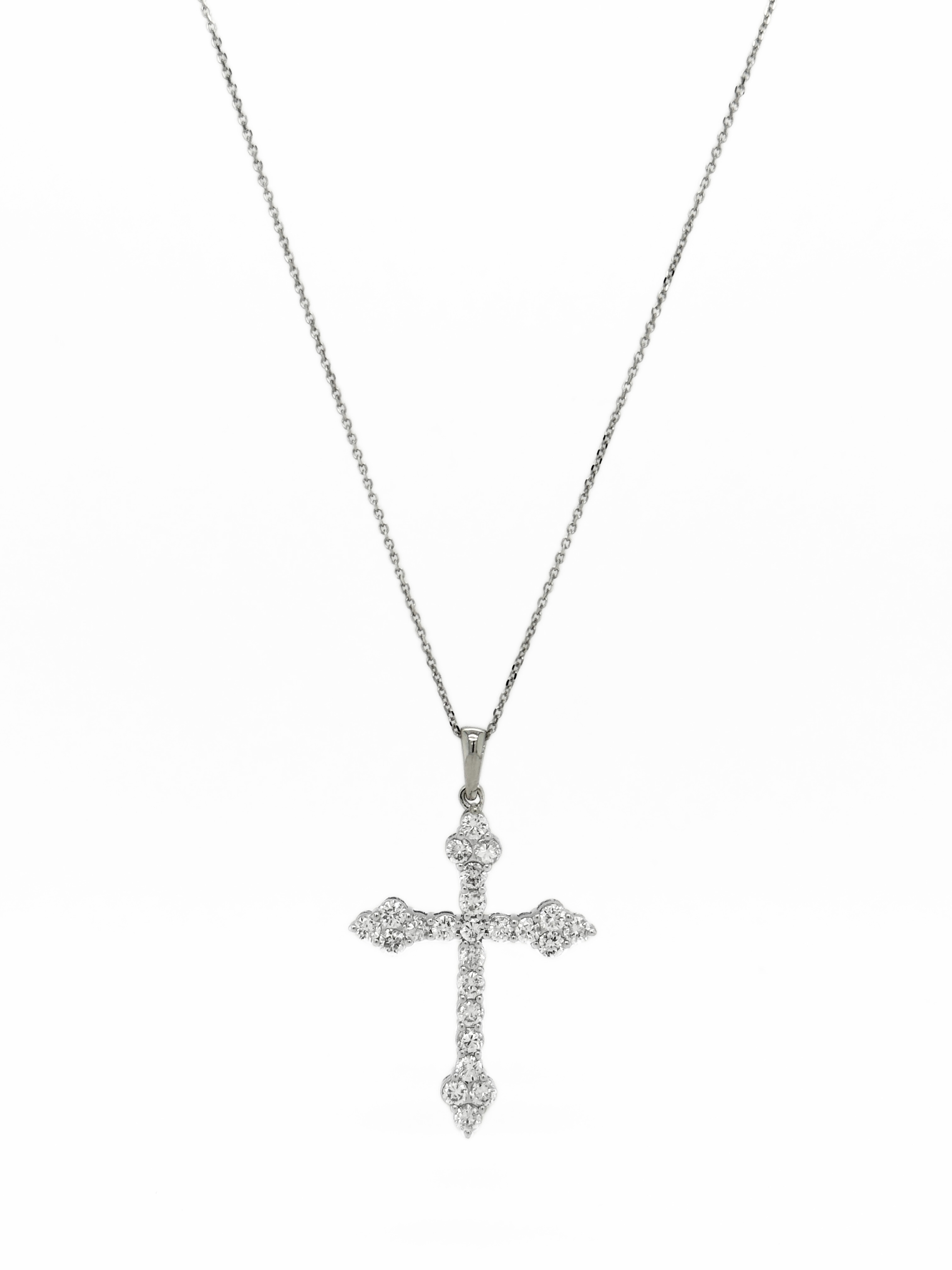 CROSS PENDANT W/CHAIN-400685